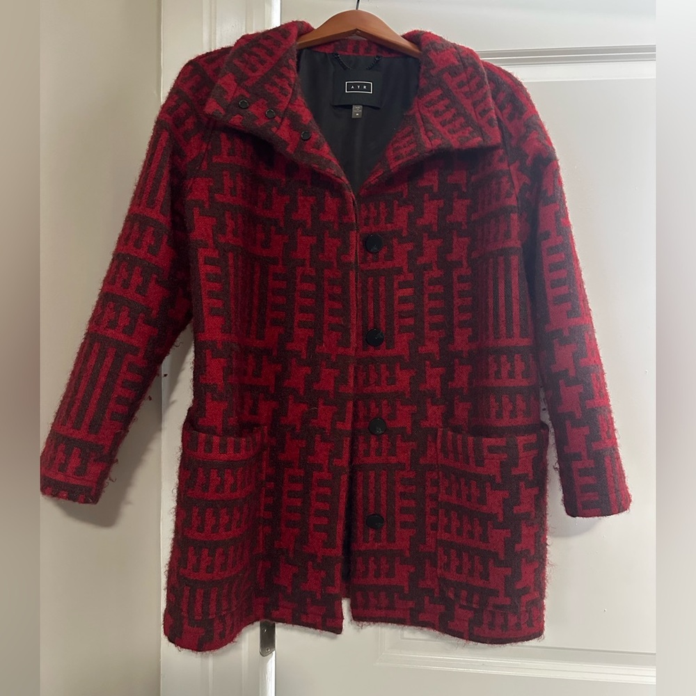 AYR Red Patterned Jacket